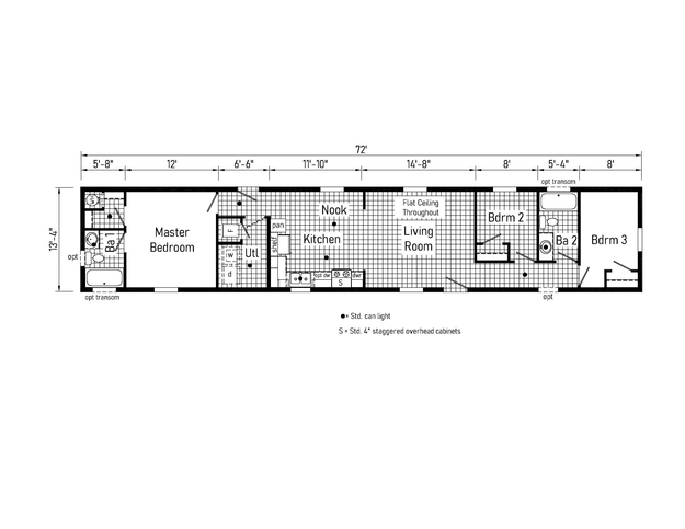 Corvette 14723A | 3 bedroom, 2 bathroom, 960 sqft home. Built by Cavco - Clarion in Shippenville, PA.