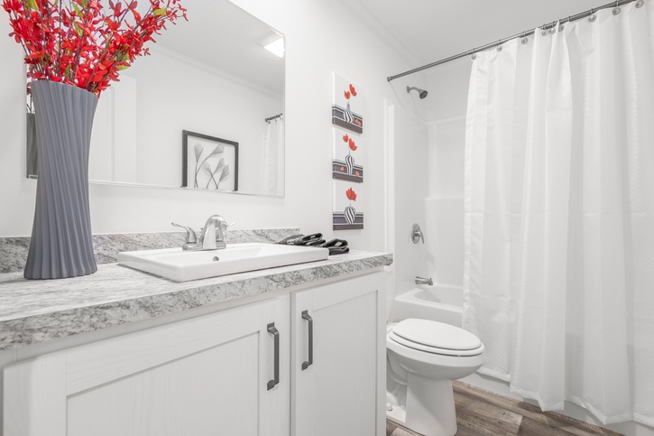 Elite 28523C | 3 bedroom, 2 bathroom, 1387 sqft home. Built by Cavco - Clarion in Shippenville, PA.