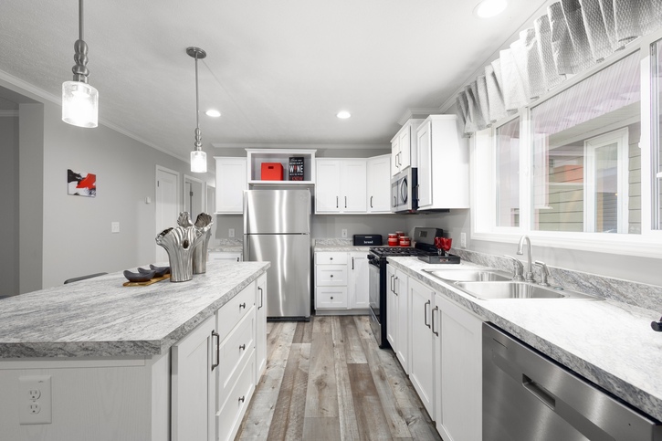 Elite 28523C | 3 bedroom, 2 bathroom, 1387 sqft home. Built by Cavco - Clarion in Shippenville, PA.