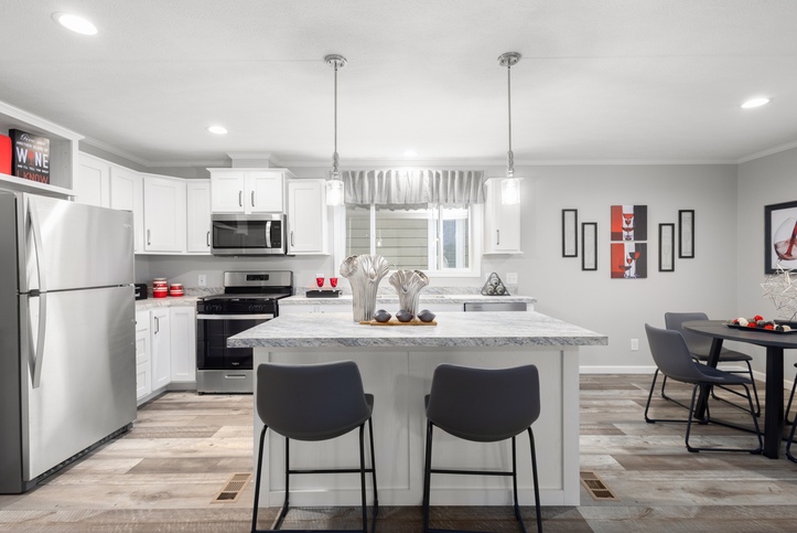 Elite 28523C | 3 bedroom, 2 bathroom, 1387 sqft home. Built by Cavco - Clarion in Shippenville, PA.