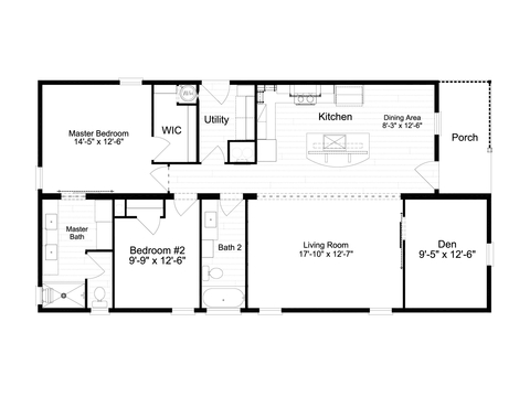 The Alexa | 2 bedroom, 2 bathroom, 1394 sqft home. Built by Cavco - Plant City.