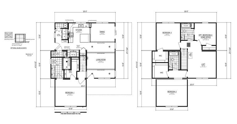 4 Bed Modular Home (2-Story) for Sale - Farmhouse VI Two Story