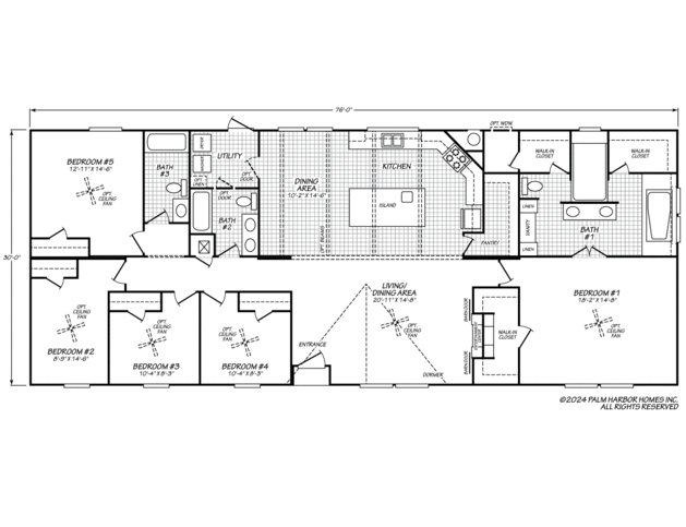 Magnum 30765M Manufactured Home from Palm Harbor Homes, a Cavco Company