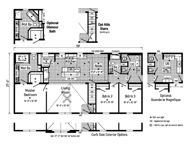 Magnifique 28583AM | 3 bedroom, 2 bathroom, 1585 sqft home. Built by Cavco - Emlenton in Emlenton, PA.