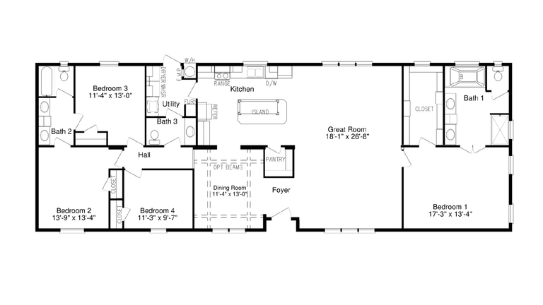 Solitaire 28784A Manufactured Home from Solitaire Homes North, a Cavco ...