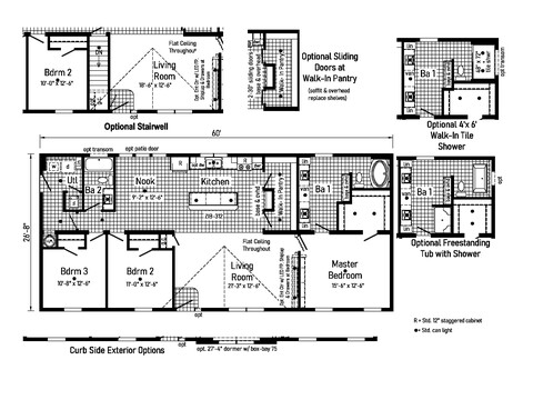 Hollyhill | 3 bedroom, 2 bathroom, 1600 sqft home | Built by Cavco - Goshen in Goshen, IN.