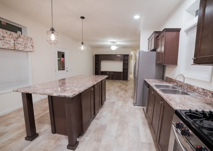 Westlake Single 16763E | 3 bedroom, 2 bathroom, 1140 sqft home | Built by Cavco - Dorchester in Dorchester, WI.