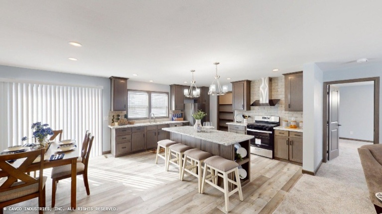 The Winchester 32563A | 3 bedroom, 2 bathroom, 1709 sqft home | Built by Cavco - Montevideo in Montevideo, MN.