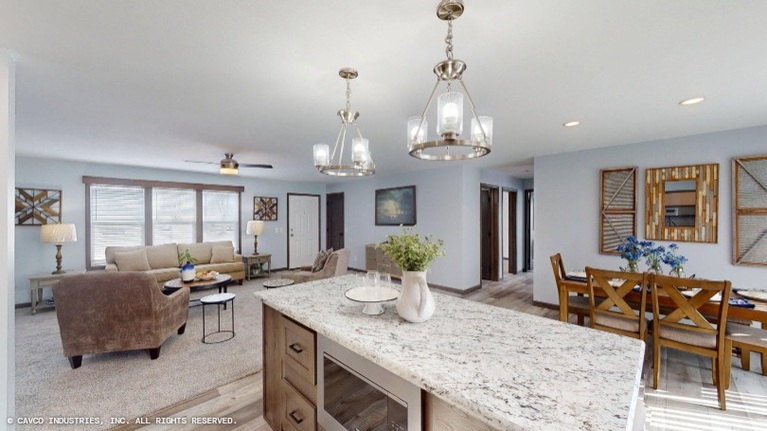 The Winchester 32563A | 3 bedroom, 2 bathroom, 1709 sqft home | Built by Cavco - Montevideo in Montevideo, MN.