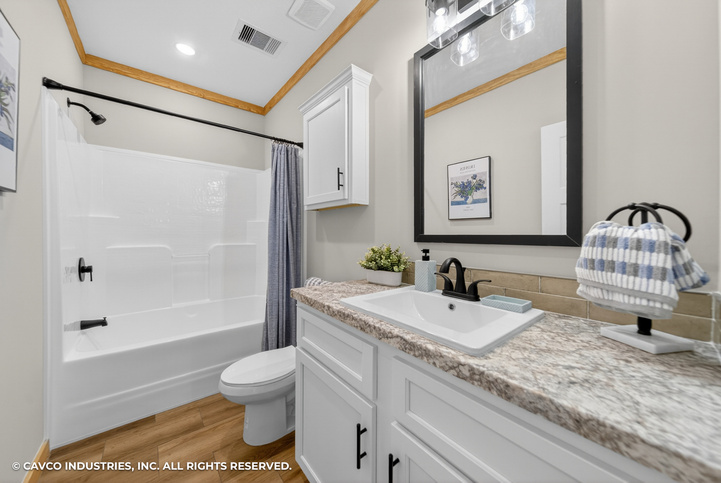 The Satilla 32764D | 4 bedroom, 2 bathroom, 2254 sqft home | Built by Cavco - Moultrie in Moultrie, GA.