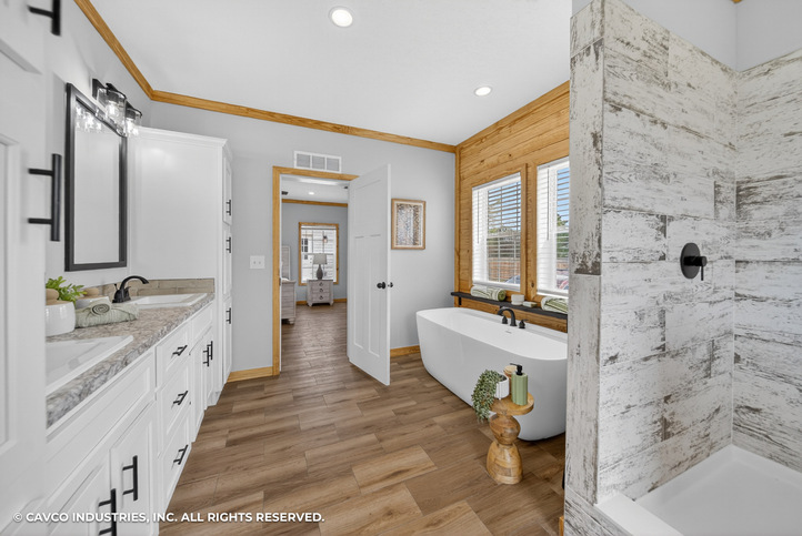The Satilla 32764D | 4 bedroom, 2 bathroom, 2254 sqft home | Built by Cavco - Moultrie in Moultrie, GA.