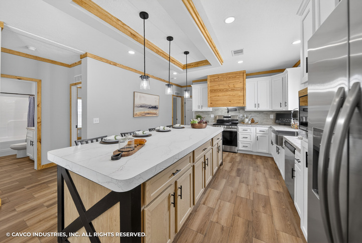 The Satilla 32764D | 4 bedroom, 2 bathroom, 2254 sqft home | Built by Cavco - Moultrie in Moultrie, GA.