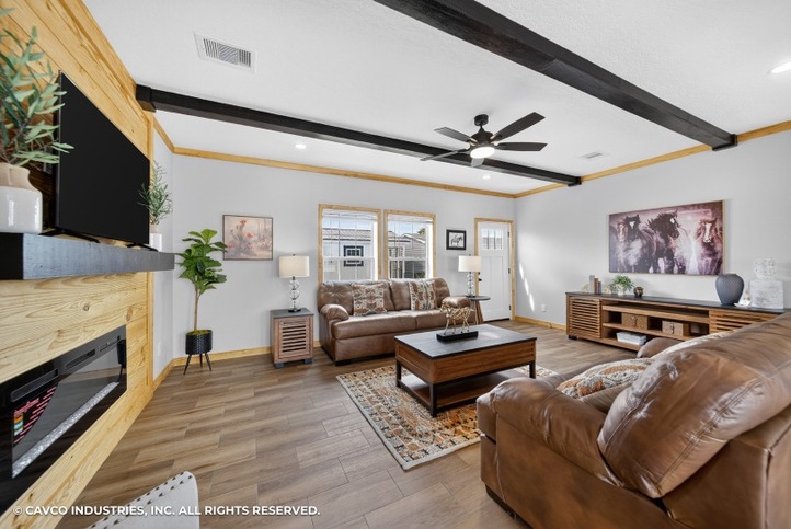 The Satilla 32764D | 4 bedroom, 2 bathroom, 2254 sqft home | Built by Cavco - Moultrie in Moultrie, GA.