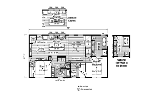 La Bella Casa 28502AM | 2 bedroom, 2 bathroom, 1367 sqft home. Built by Cavco - Emlenton in Emlenton, PA.