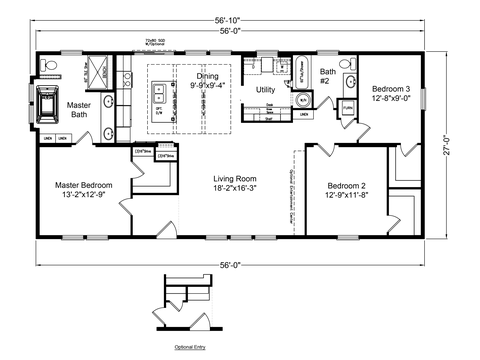 Maravilla | 3 bedroom, 2 bathroom, 1512 sqft home | Built by Cavco - Millersburg in Millersburg, OR.