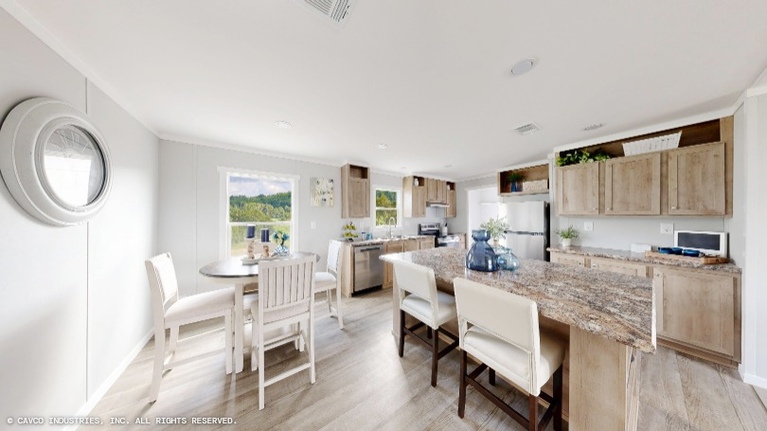 Willow 28483A | 3 bedroom, 2 bathroom, 1280 sqft home. Built by Cavco - Lancaster in Lancaster, TX.