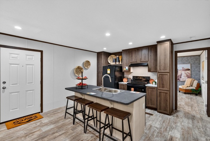 The Matterhorn | 3 bedroom, 2 bathroom, 1012 sqft home. Built by Cavco - Nappanee in Nappanee, IN.