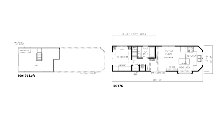 Country Manor 100176 Park Model | 1 bedroom, 1 bathroom, 370 sqft home. Built by Cavco - Nappanee in Nappanee, IN.