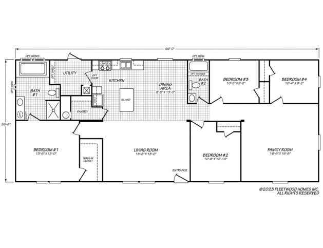 Villager 28664F Manufactured Home from Fleetwood Homes, Corinth, TX ...