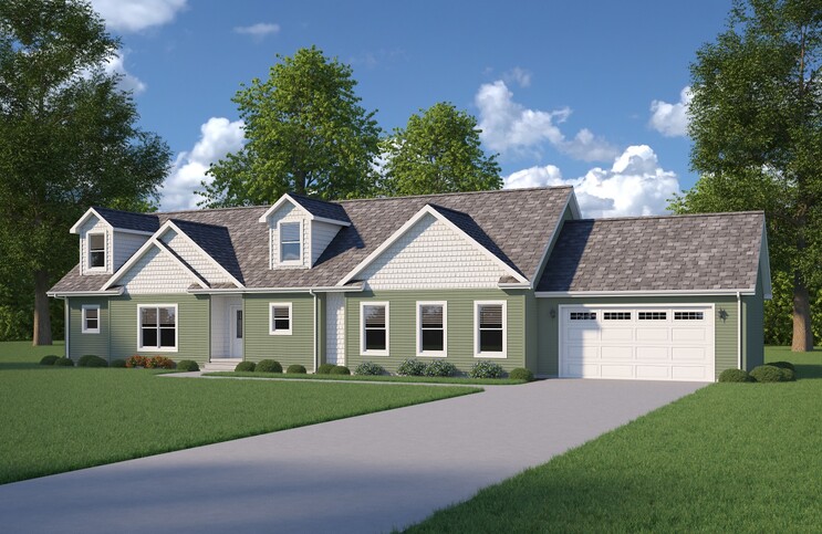 Binkley 32683AM | 3 bedroom, 2 bathroom, 2108 sqft home. Built by Cavco - Manorwood in Emlenton, PA.