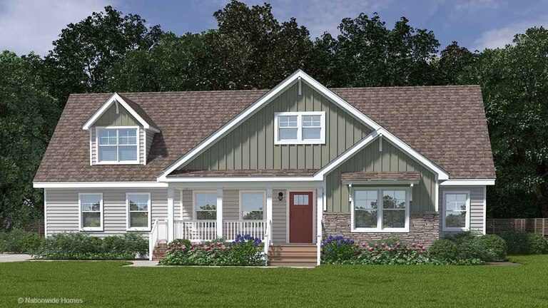 Sparden Cape | 3 bedroom, 3 bathroom, 2268 sqft home | Built by Cavco - Martinsville in Martinsville, VA.