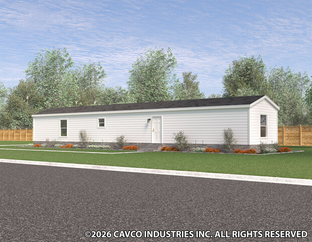 Sage 14763P | 3 bedroom, 2 bathroom, 984 sqft home | Built by Cavco - Waco in Waco, TX.