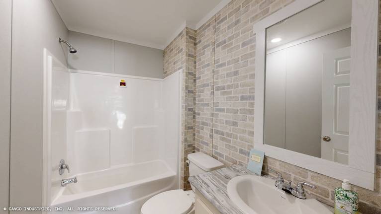 Walnut 28543P | 3 bedroom, 2 bathroom, 1280 sqft home. Built by Cavco - Lancaster in Lancaster, TX.