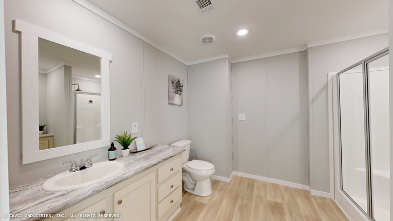 Walnut 28543P | 3 bedroom, 2 bathroom, 1280 sqft home. Built by Cavco - Lancaster in Lancaster, TX.