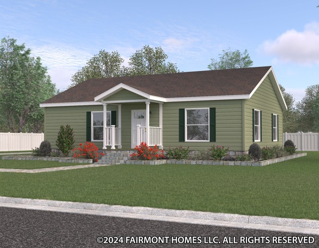 The Dartmouth | 2 bedroom, 2 bathroom, 1165 sqft home. Built by Cavco - Nappanee in Nappanee, IN.