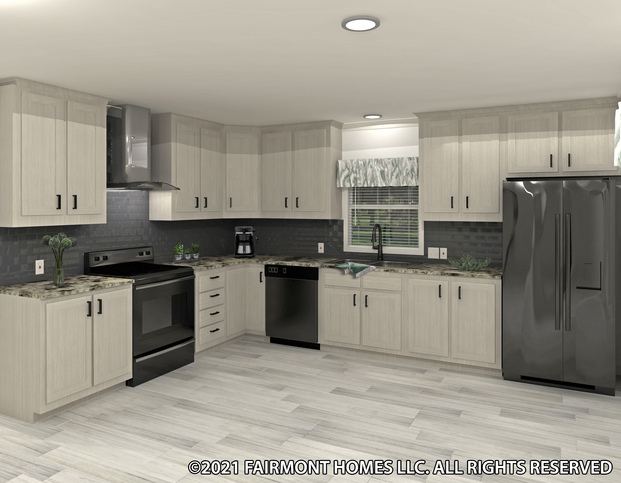The Dartmouth | 2 bedroom, 2 bathroom, 1165 sqft home. Built by Cavco - Nappanee in Nappanee, IN.