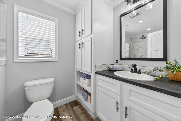 The Retreat 16642A | 2 bedroom, 1 bathroom, 992 sqft home | Built by Cavco - Moultrie in Moultrie, GA.