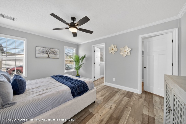 The Retreat 16642A | 2 bedroom, 1 bathroom, 992 sqft home | Built by Cavco - Moultrie in Moultrie, GA.