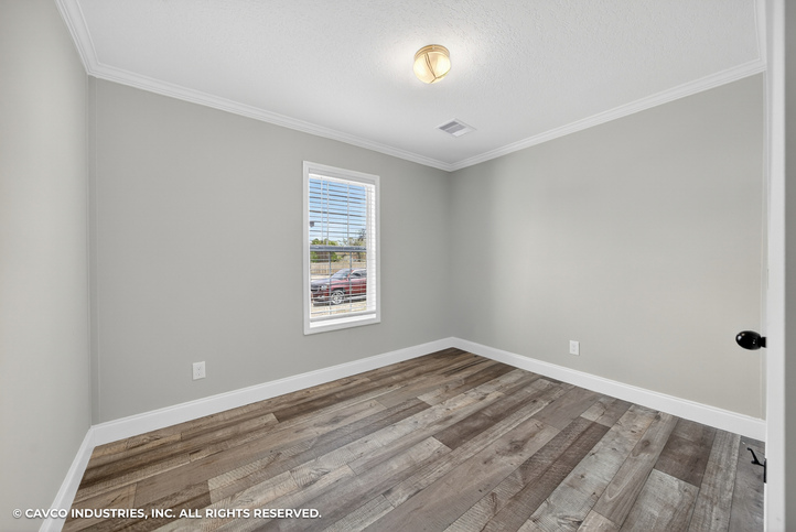 The Retreat 16642A | 2 bedroom, 1 bathroom, 992 sqft home | Built by Cavco - Moultrie in Moultrie, GA.