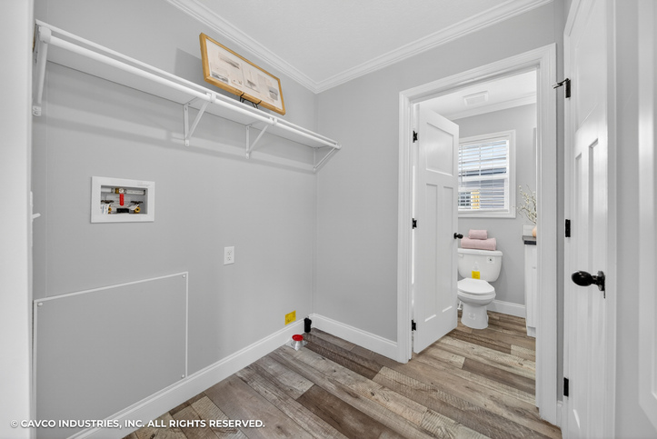 The Retreat 16642A | 2 bedroom, 1 bathroom, 992 sqft home | Built by Cavco - Moultrie in Moultrie, GA.