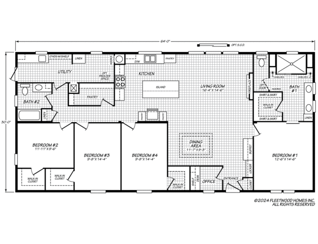 Excalibur 32644X Manufactured Home from Fleetwood Homes, a Cavco Company