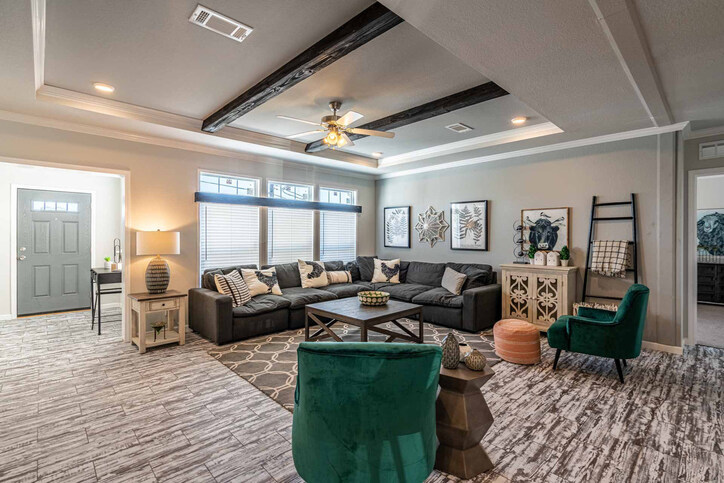 The Vintage Farmhouse II Flex FT47764A – 4 Bed / 3 Bath / 2 Living Areas – 2,674 Sq. Ft.