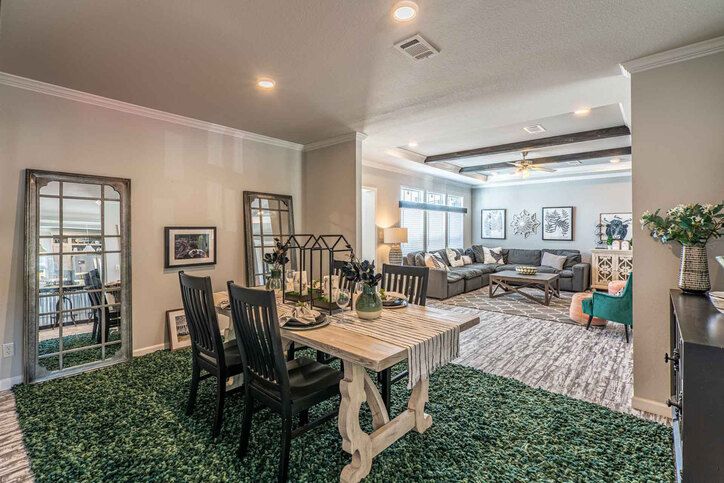 The Vintage Farmhouse II Flex FT47764A – 4 Bed / 3 Bath / 2 Living Areas – 2,674 Sq. Ft.