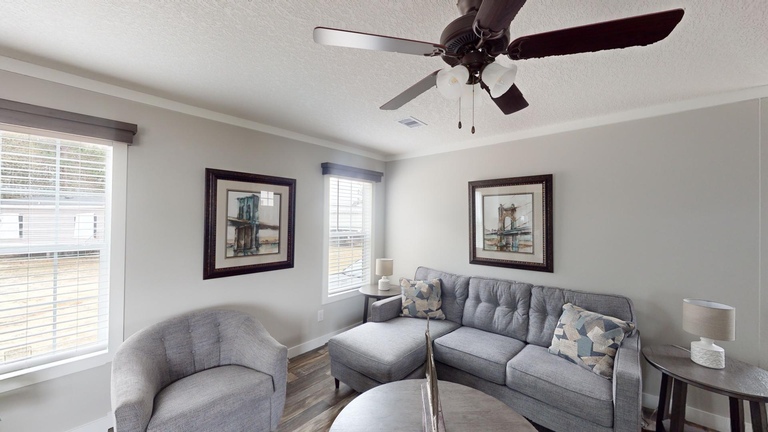 Swagger 16763A | 3 bedroom, 2 bathroom, 1178 sqft home | Built by Cavco - Moultrie in Moultrie, GA.
