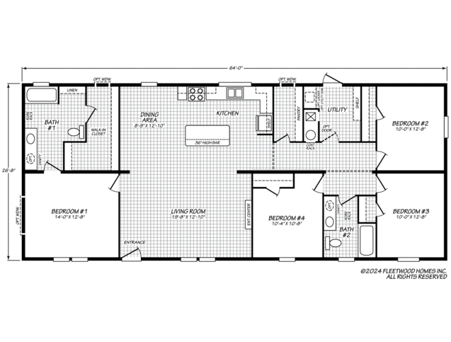 Inspiration 28644R Manufactured Home from Fleetwood Homes, a Cavco Company