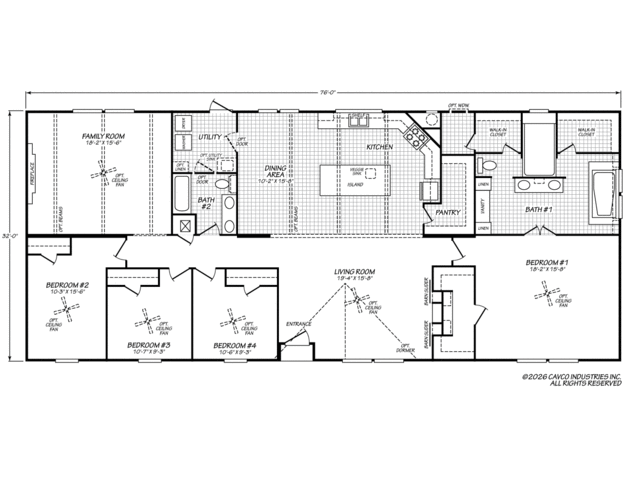 Palm Harbor Magnum - READY FOR IMMEDIATE DELIVERY 32764M Fort Worth TX