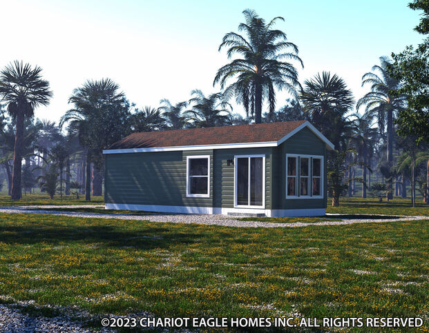 Eagle 12351B | 1 bedroom, 1 bathroom, 399 sqft home | Built by Cavco - Ocala in Ocala, FL.