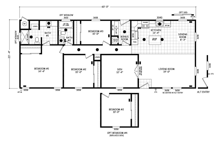 Edge 24603A Manufactured Home from Cavco West, a Cavco Company