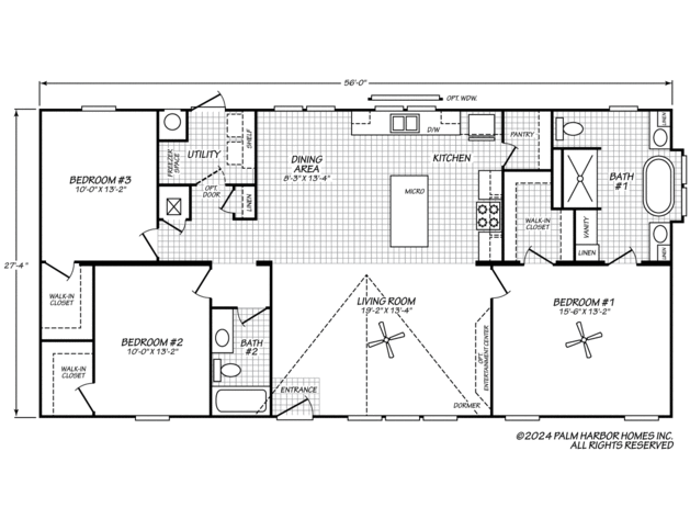 Urban Value 28563D Manufactured Home from Palm Harbor Homes, a Cavco ...