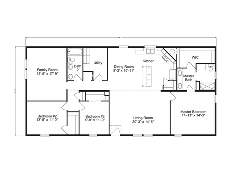 The Barbados III | 3 bedroom, 2 bathroom, 1920 sqft home. Built by Cavco - Plant City in Plant City, FL.