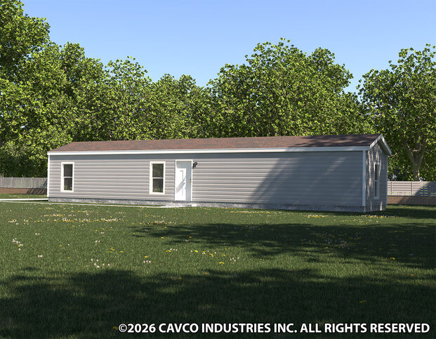 Talia 14602U | 2 bedroom, 2 bathroom, 820 sqft home | Built by Cavco - Waco in Waco, TX.