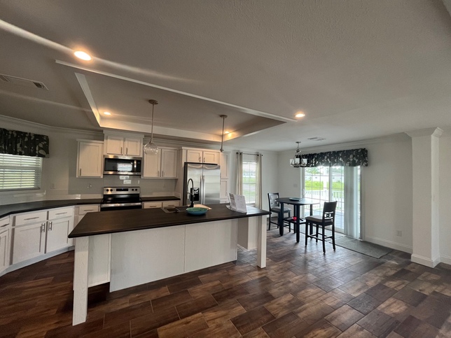 Kitchen into Dining Area