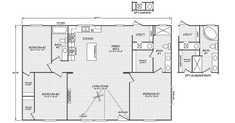 Valu Maxx Premier 32483E Manufactured Home from Cavco Homes of Texas, a ...