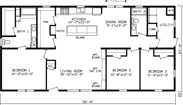 The Landmark XL 184042 Manufactured Home from Friendship Homes, a Cavco ...