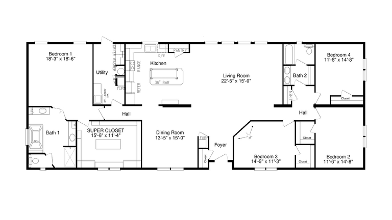 Solitaire 32824B Manufactured Home from Solitaire Homes, Abilene, TX