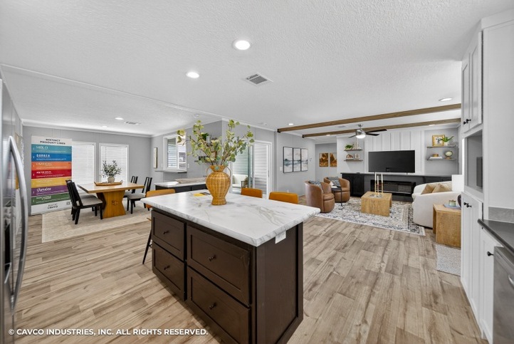 Vantage 32563N | 3 bedroom, 2 bathroom, 1680 sqft home | Built by Cavco - Douglas in Douglas, GA.